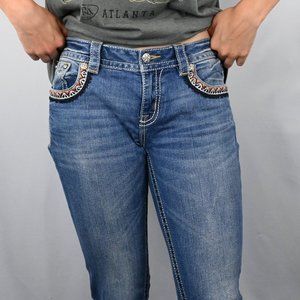 Miss Me Jeans - Miss Me Denim Boot Cut Jeans SZ: 29 Miss Me Jeans - Miss Me Denim Boot Cut Jeans SZ: 29
